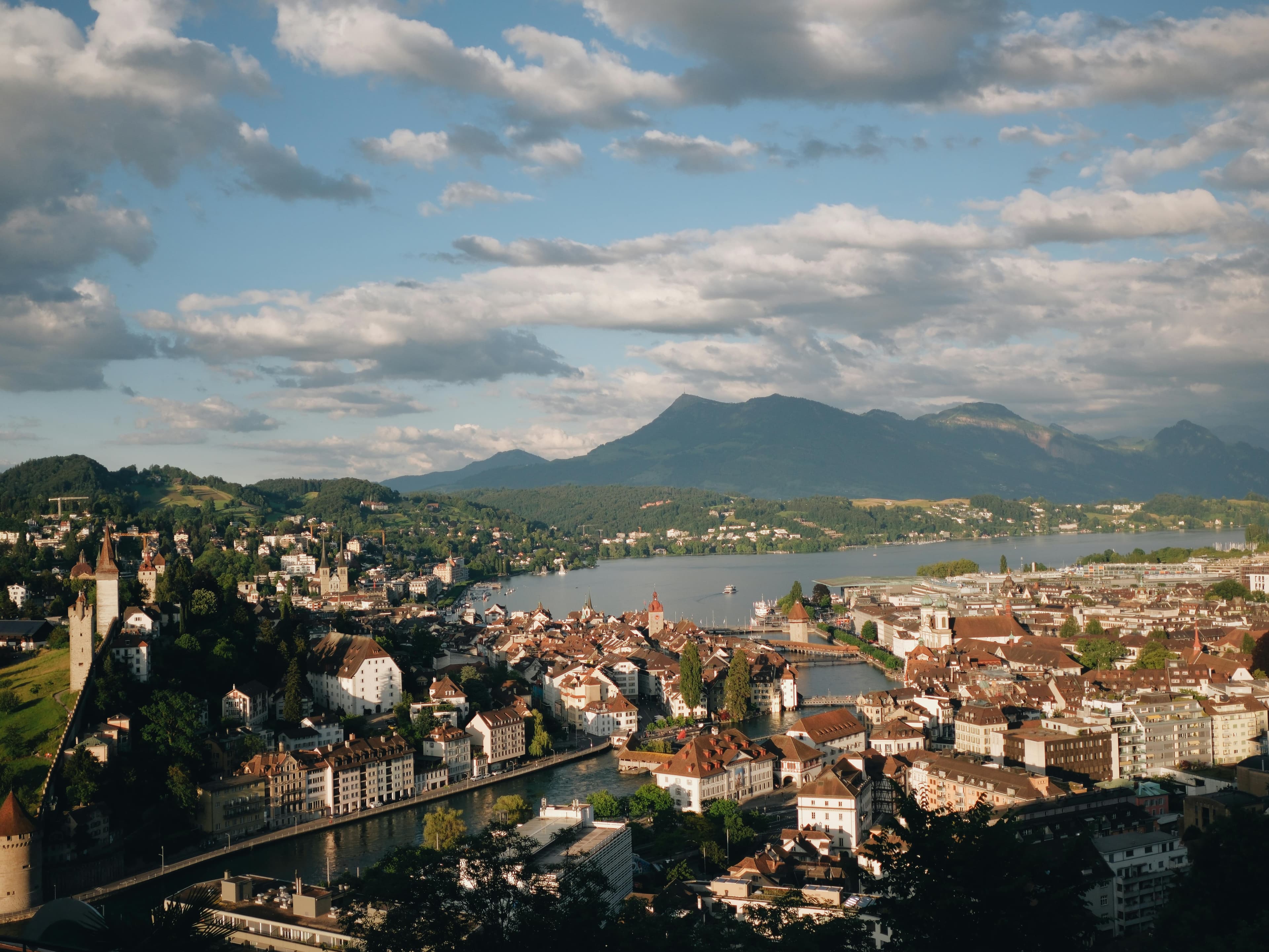 Laura enjoying the Swiss outdoors