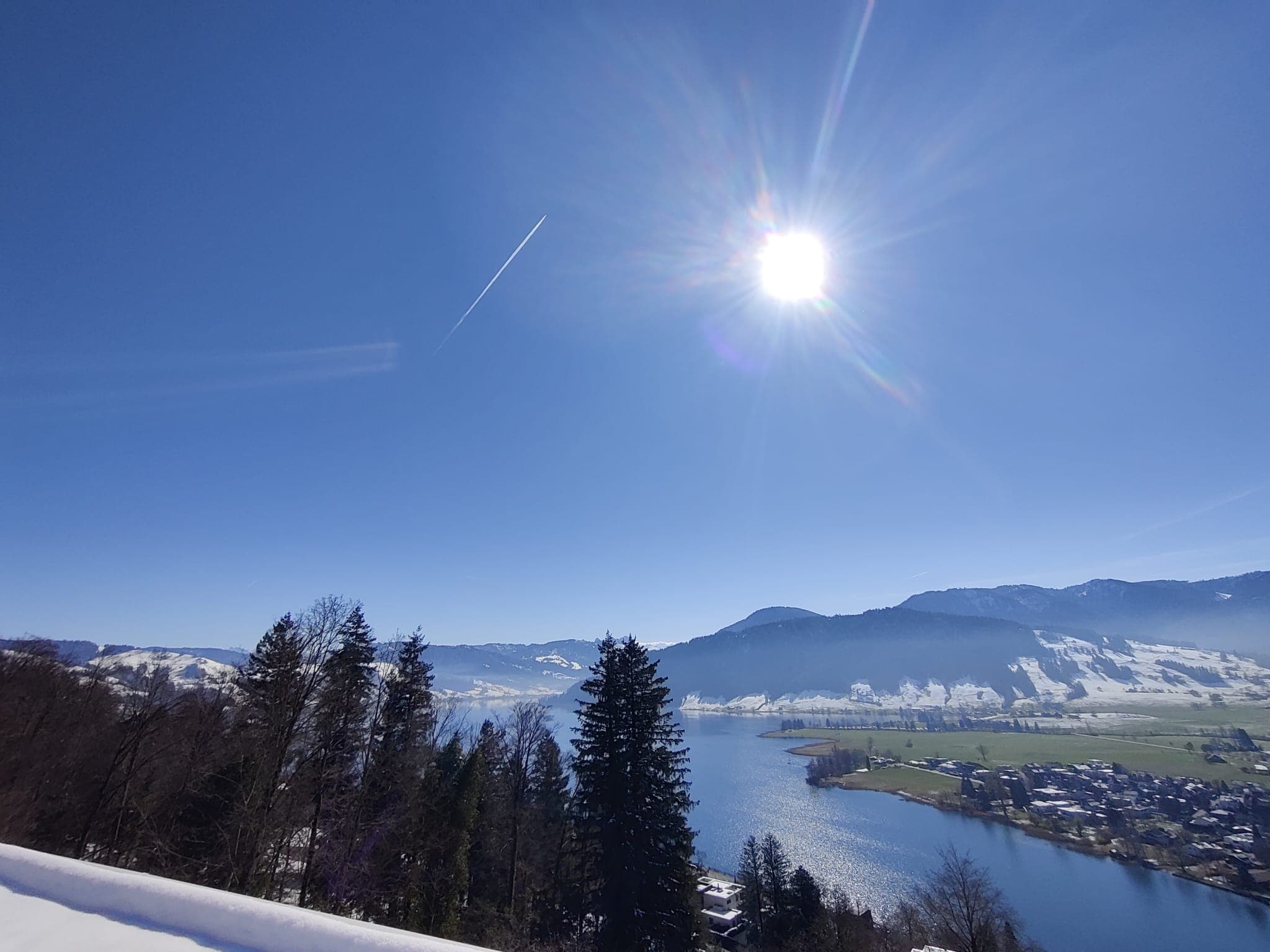 Lake views near Zug